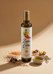 Zeytin Çelebi, Erken Hasat Soğuk Sıkım Yüksek Polifenollü Naturel Sızma Zeytinyağı 0,5 lt