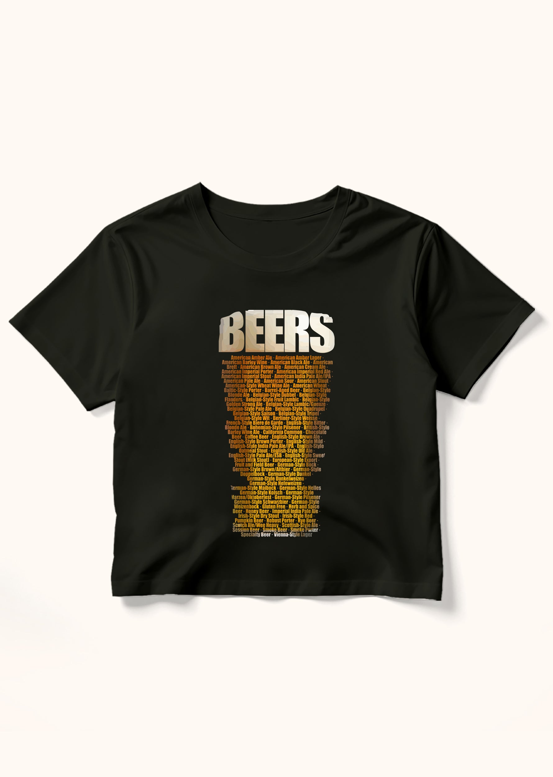 Beers, Crop Tişört