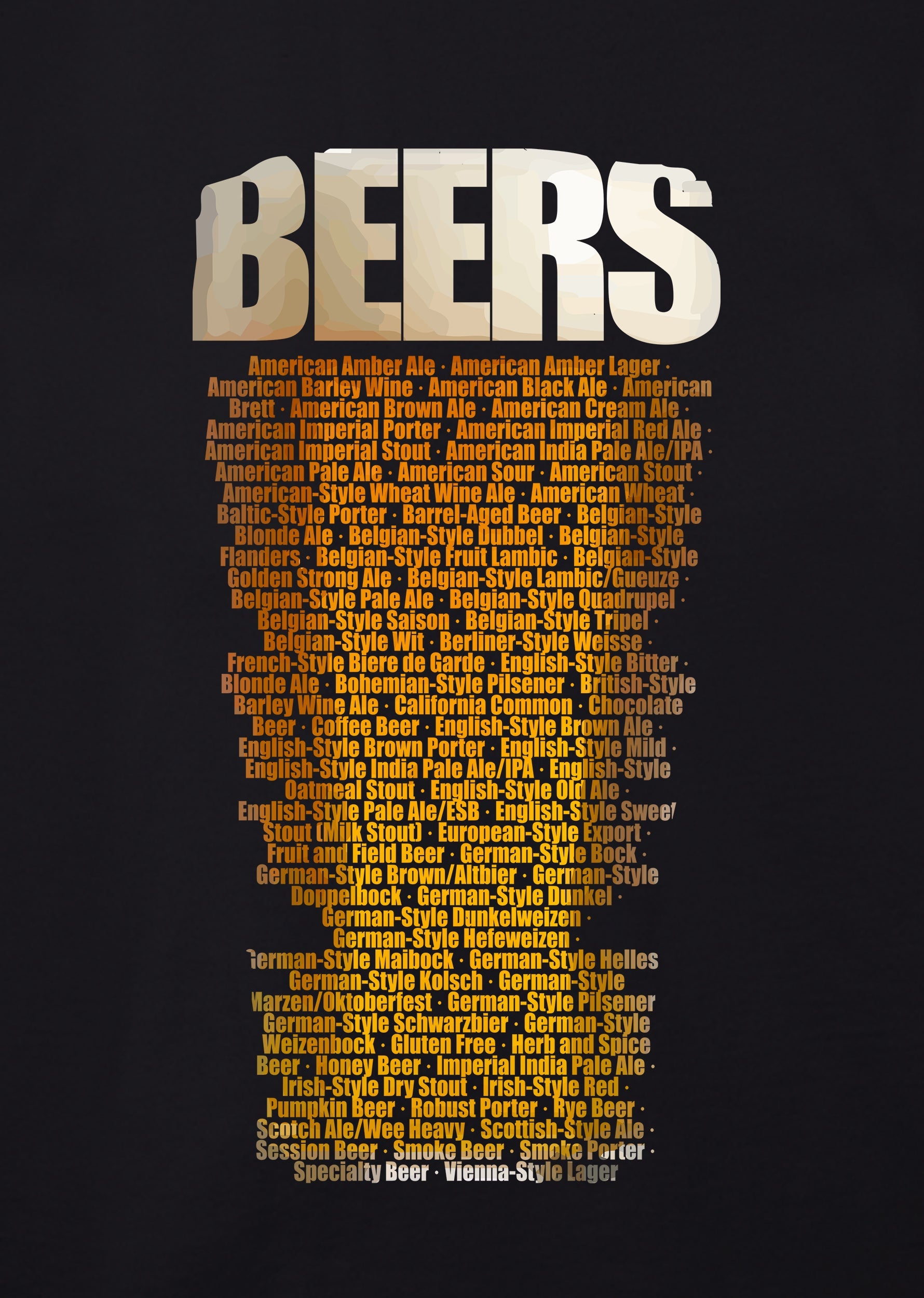 Beers, Geniş Yaka Tişört