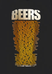 Beers, Oversize Unisex Kapüşonlu Sweatshirt