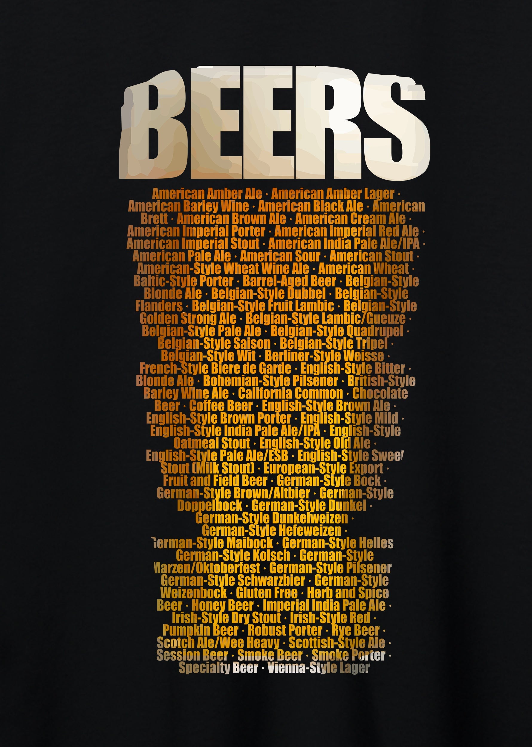 Beers, Oversize Tişört