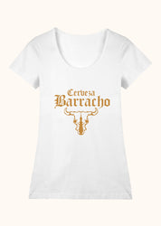 Cerveza Barracho, Geniş Yaka Tişört