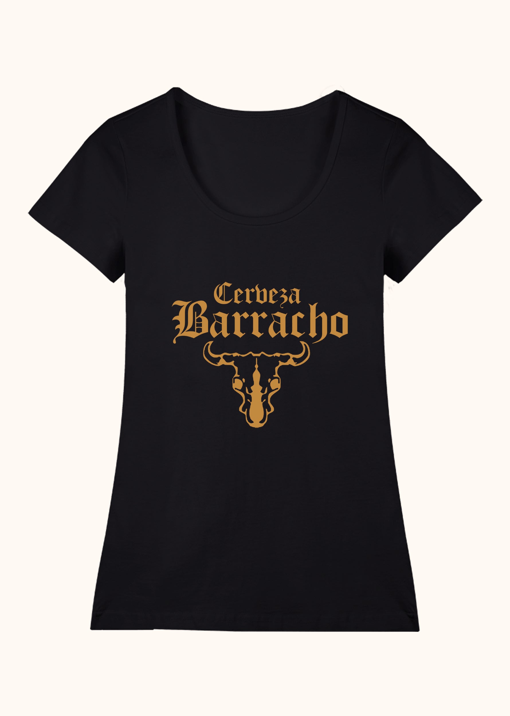 Cerveza Barracho, Geniş Yaka Tişört