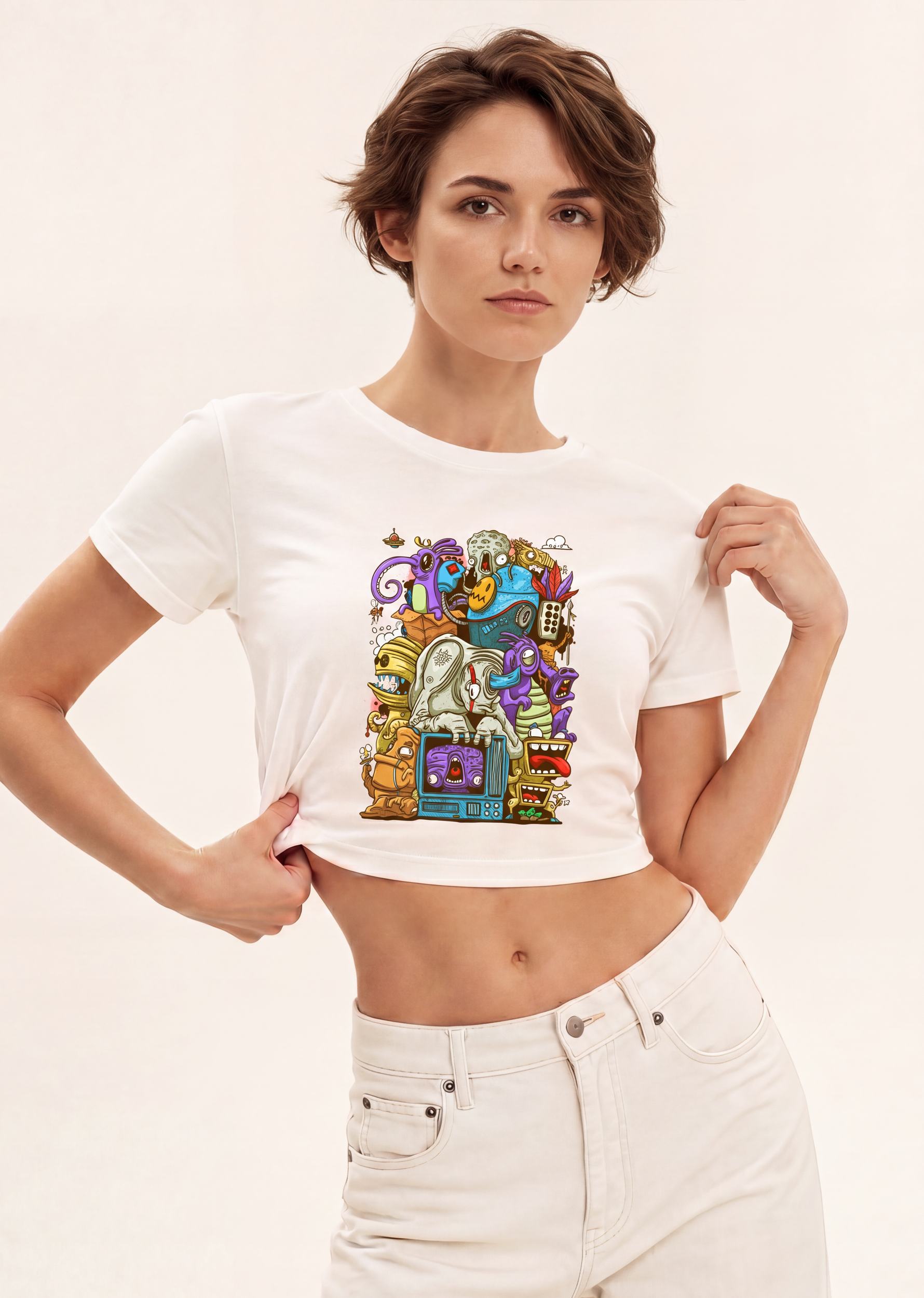 Dünyanın Çivisi Çıktı, Crop Tişört