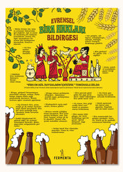 Evrensel Bira Hakları Bildirgesi, Poster