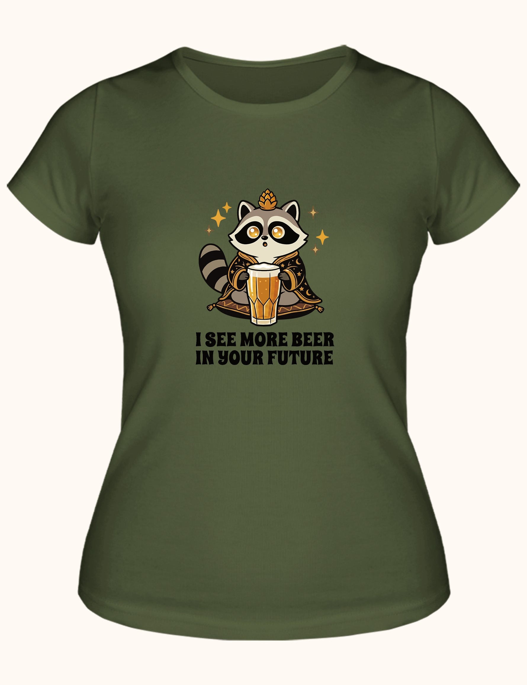 I see more beer in your future, Kadın Tişört