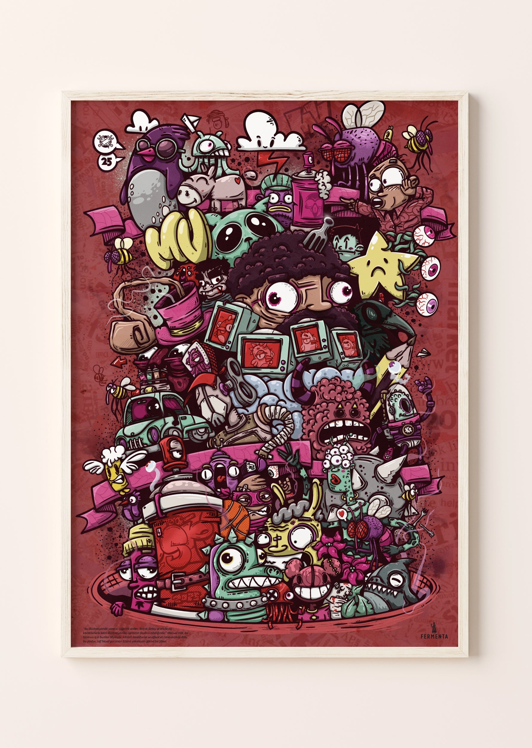 Illustrated Deliriums, Poster