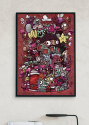 Illustrated Deliriums, Poster