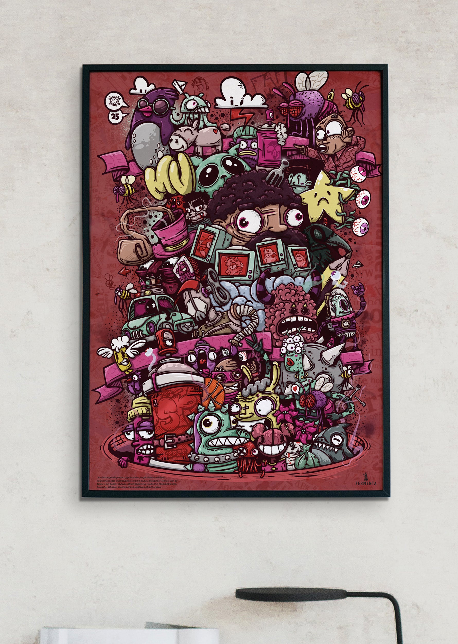 Illustrated Deliriums, Poster