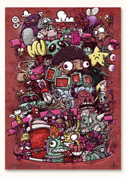 Illustrated Deliriums, Poster