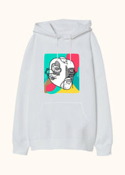 Journey, Oversize Unisex Kapüşonlu Sweatshirt