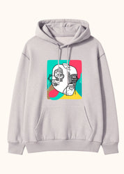 Journey, Oversize Unisex Kapüşonlu Sweatshirt
