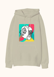 Journey, Oversize Unisex Kapüşonlu Sweatshirt