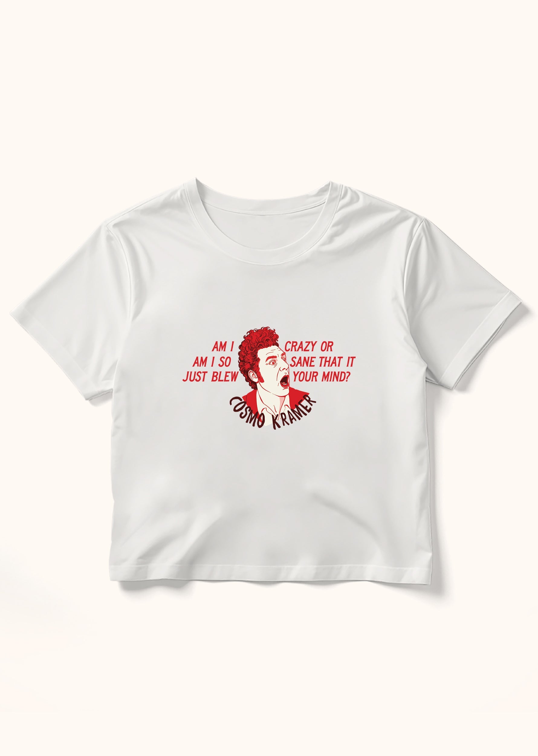 Kramer - Crazy or Sane, Crop Tişört