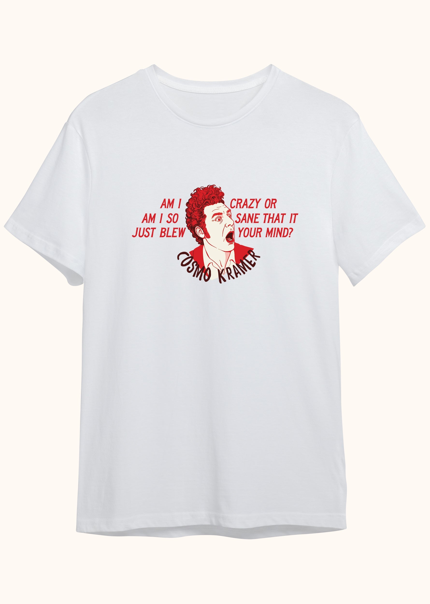 Kramer - Crazy or Sane, Erkek Tişört