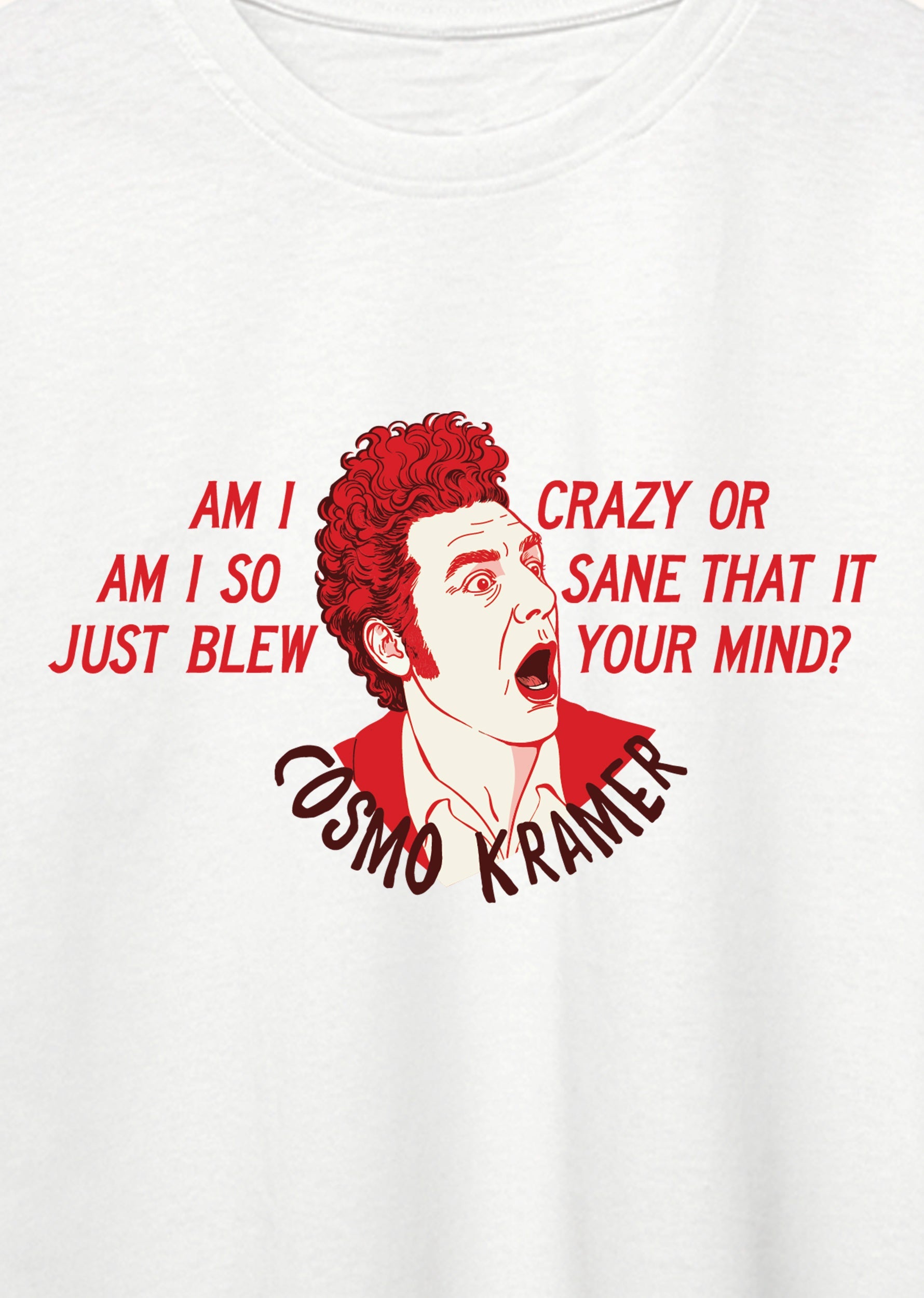 Kramer - Crazy or Sane, Oversize Tişört