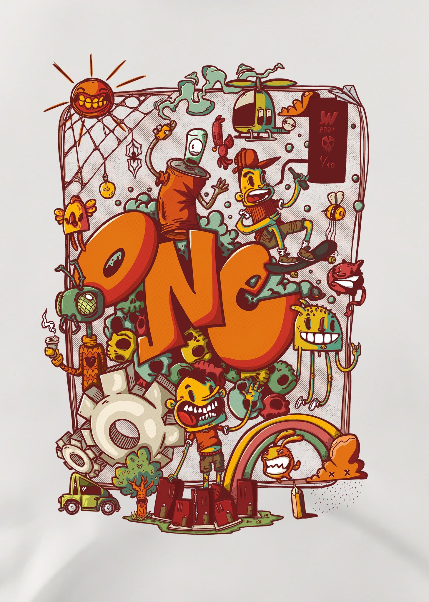 One Mess Number One Mess, Crop Tişört - Fermenta