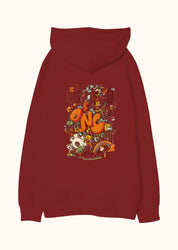 Number One Mess, Oversize Unisex Kapüşonlu Sweatshirt