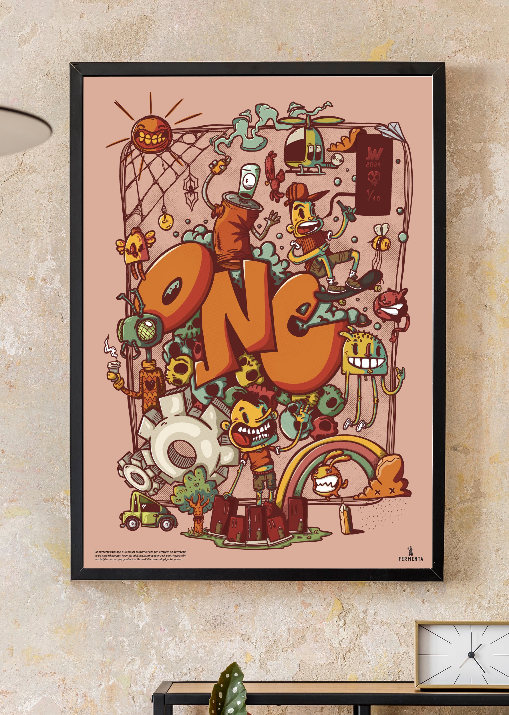 One Mess Number One Mess, Poster - Fermenta