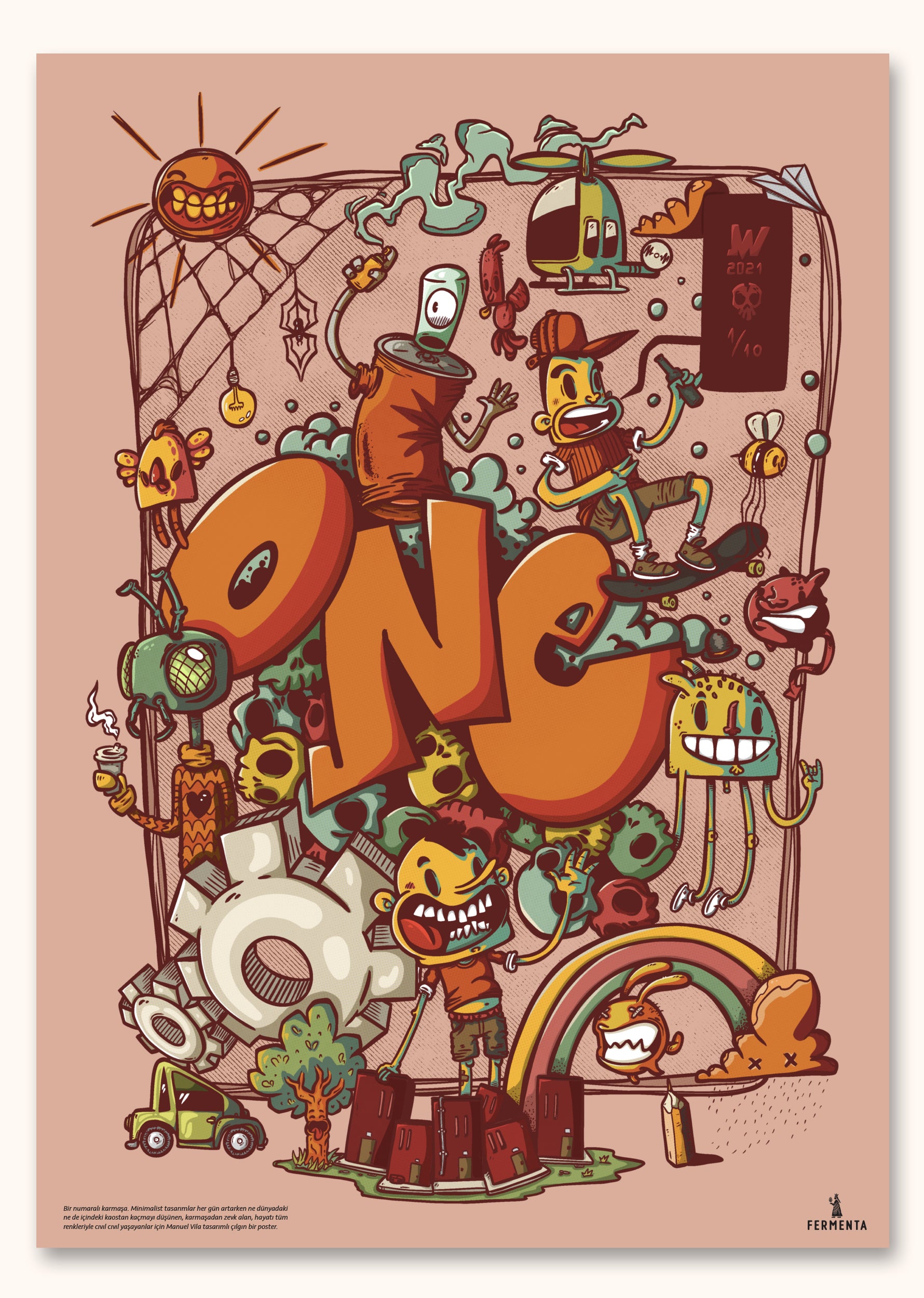 Number One Mess, Poster