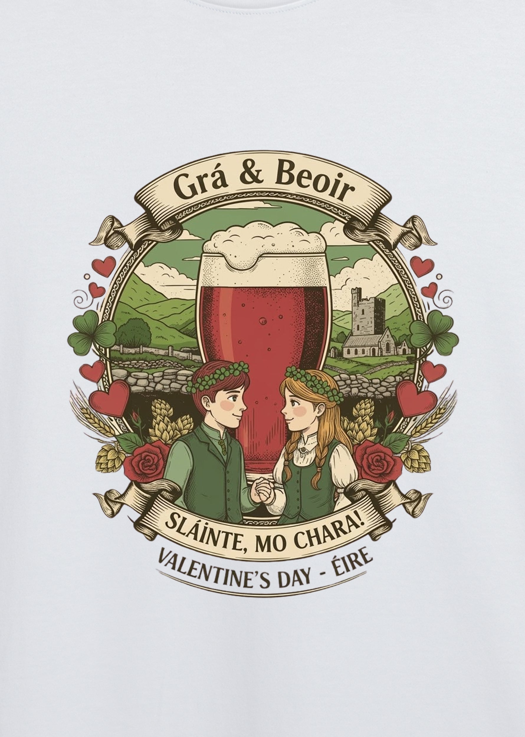 Pint My Valentine, Erkek Tişört