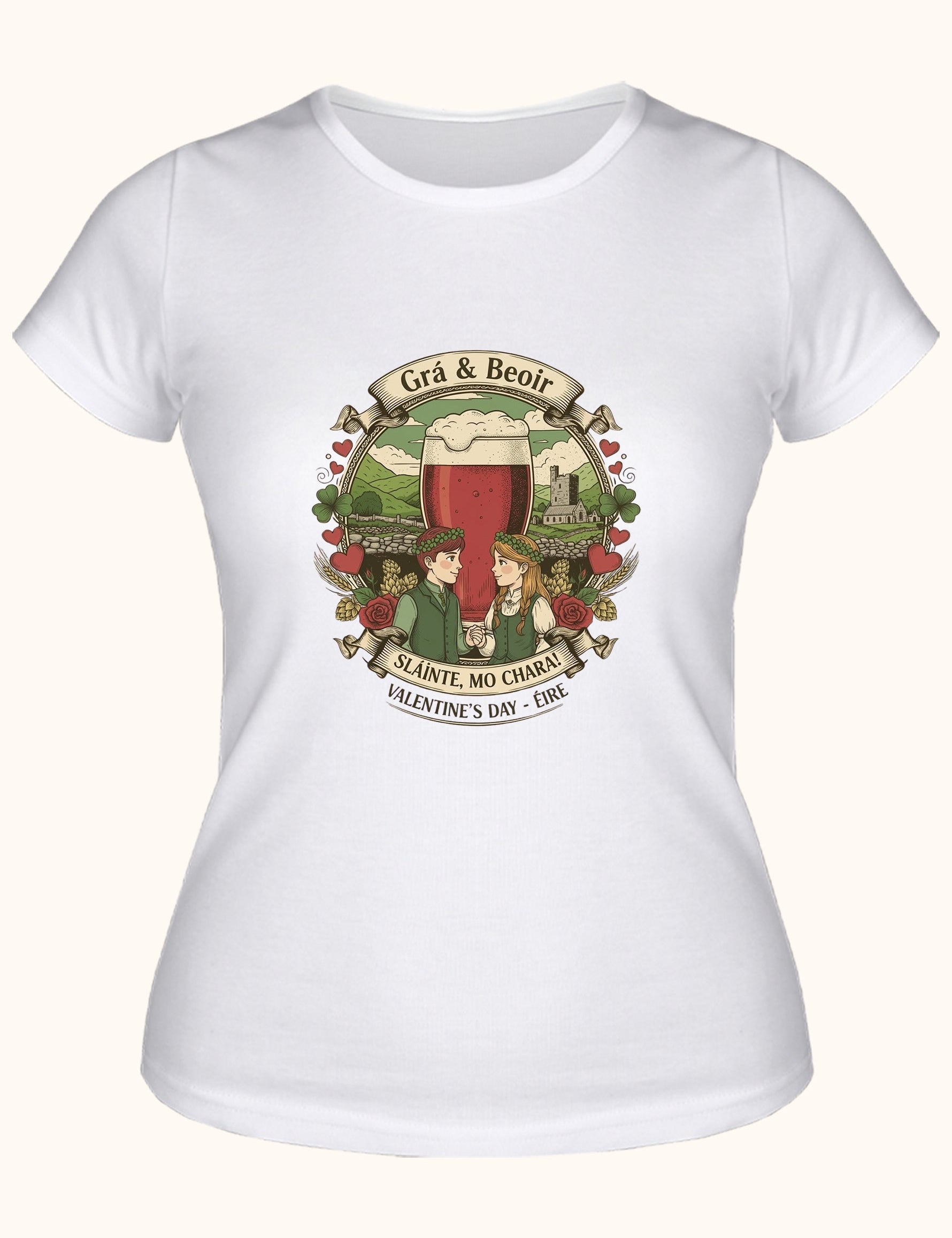 Pint My Valentine, Kadın Tişört