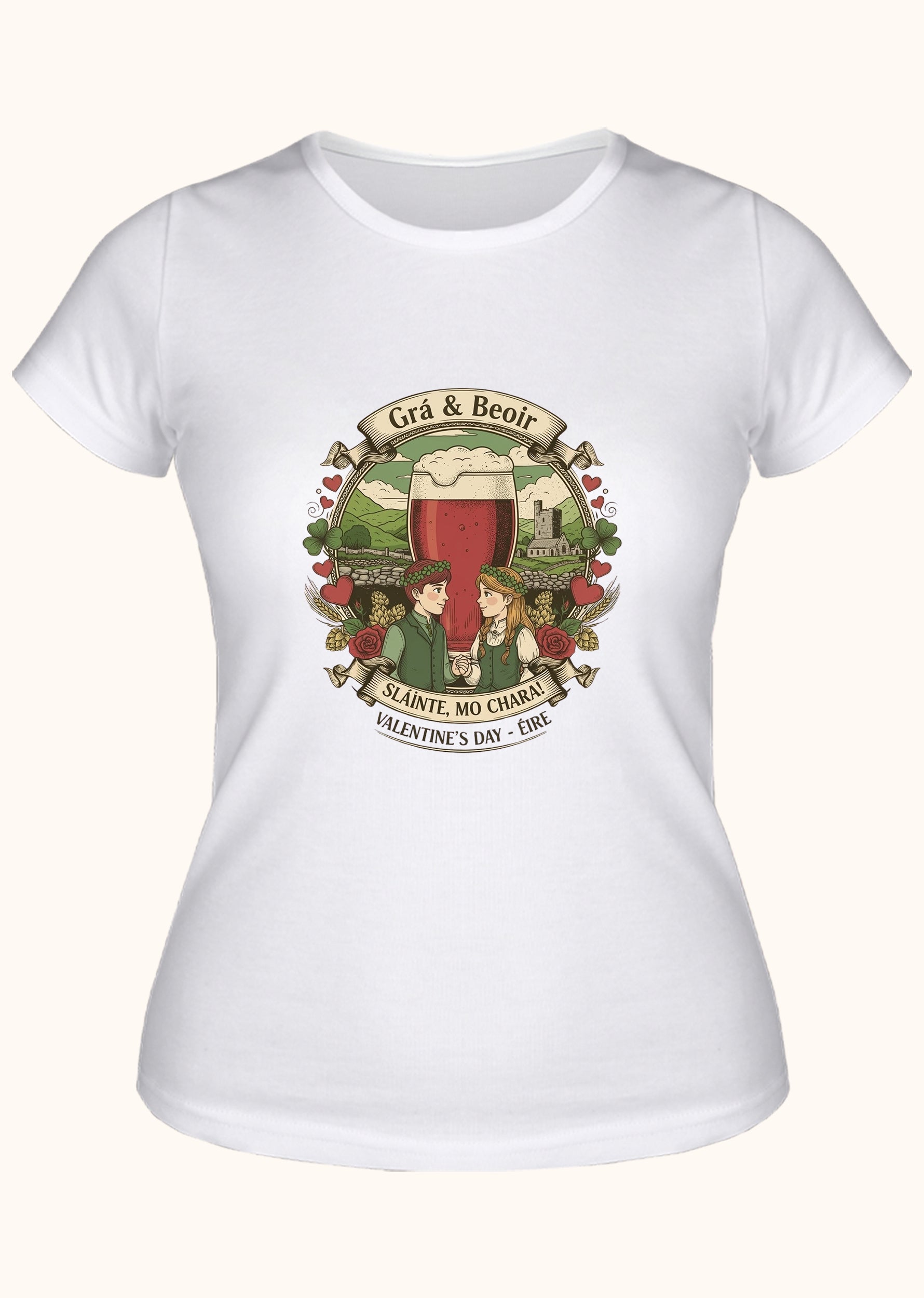 Pint My Valentine, Kadın Tişört