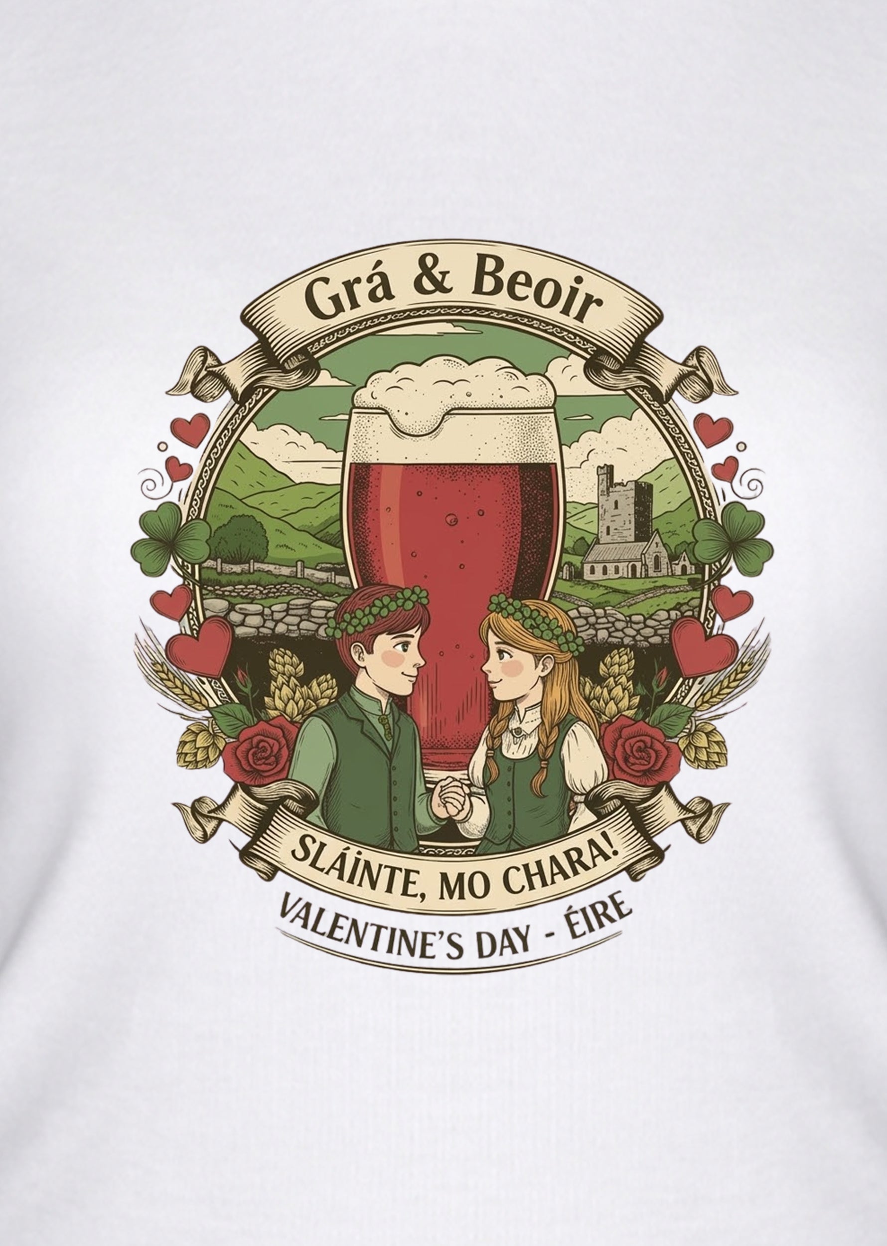 Pint My Valentine, Kadın Tişört