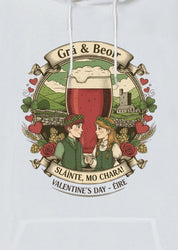 Pint My Valentine, Oversize Unisex Kapüşonlu Sweatshirt