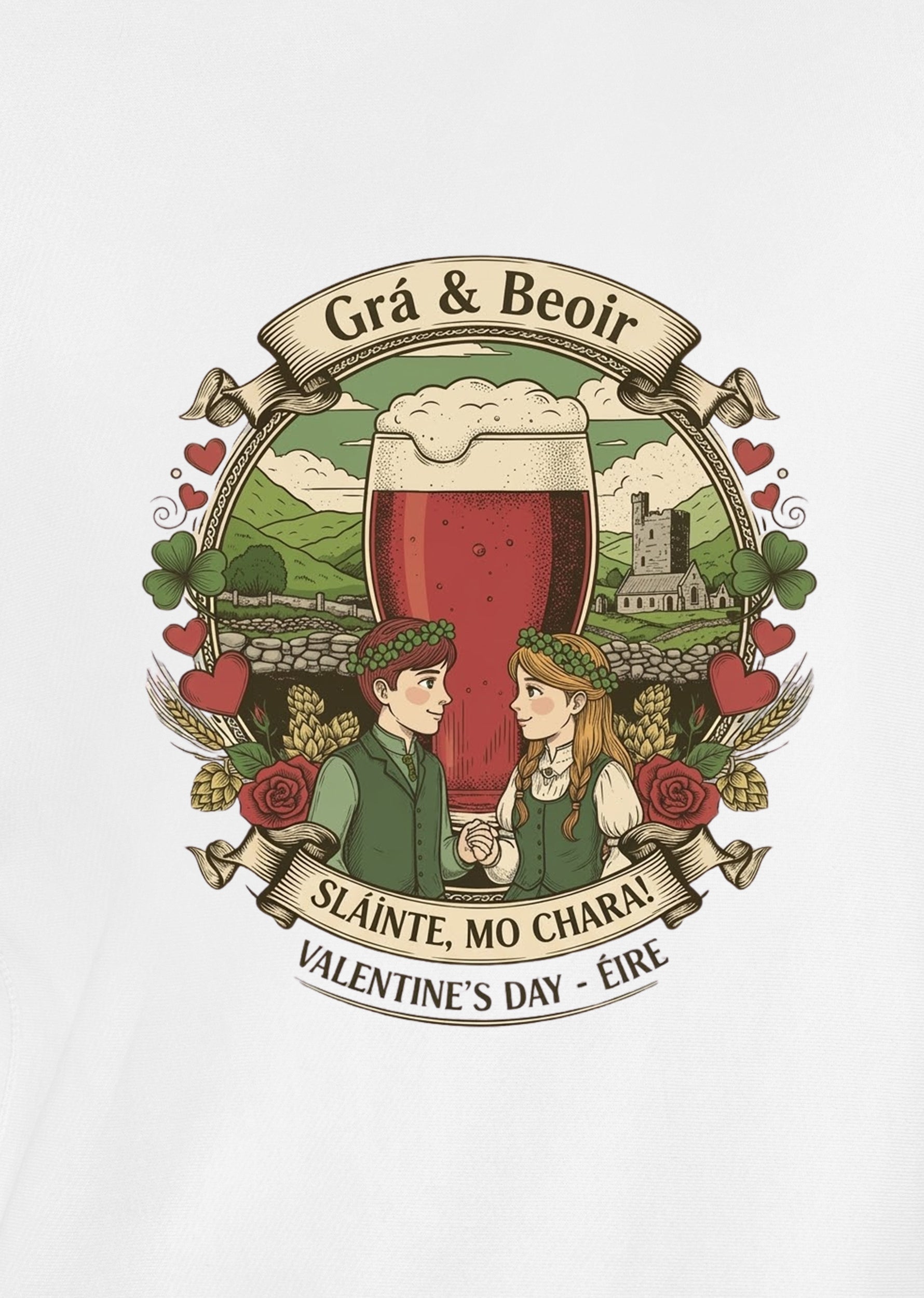Pint My Valentine, Sweatshirt