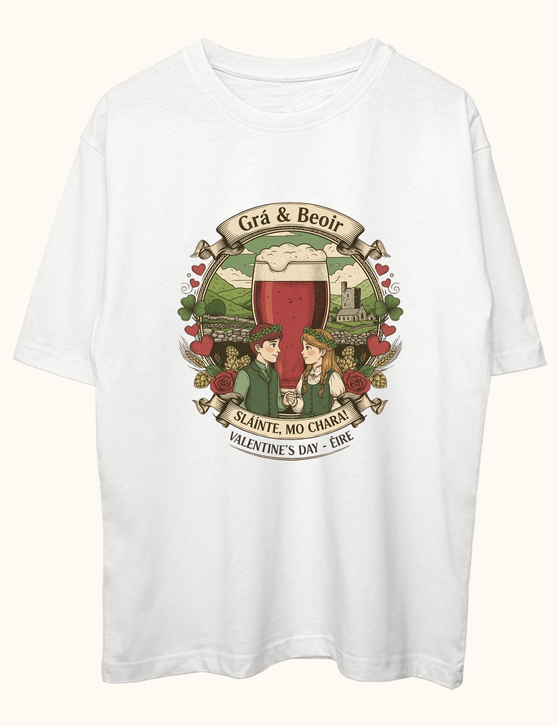 Pint My Valentine, Oversize Tişört
