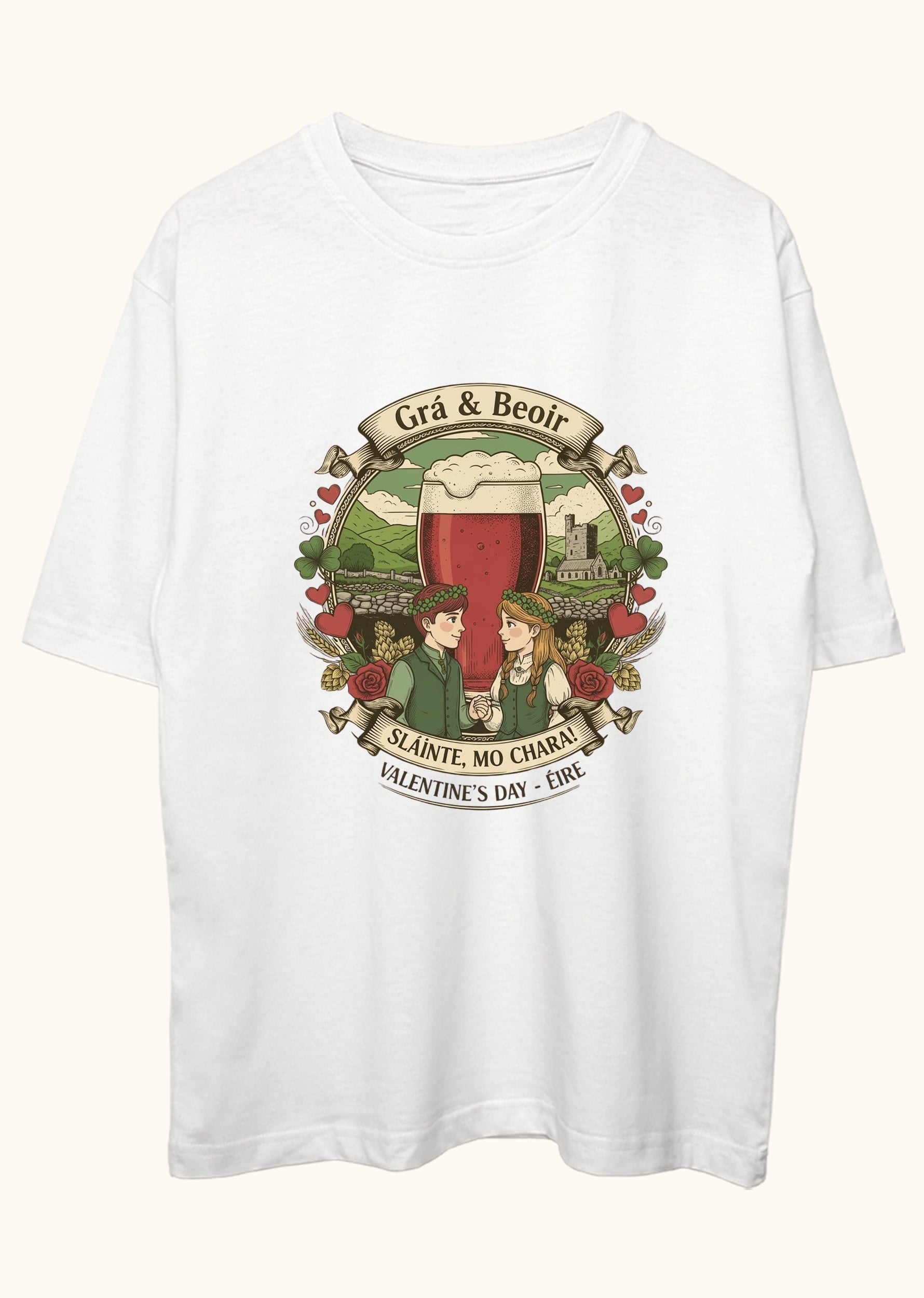 Pint My Valentine, Oversize Tişört