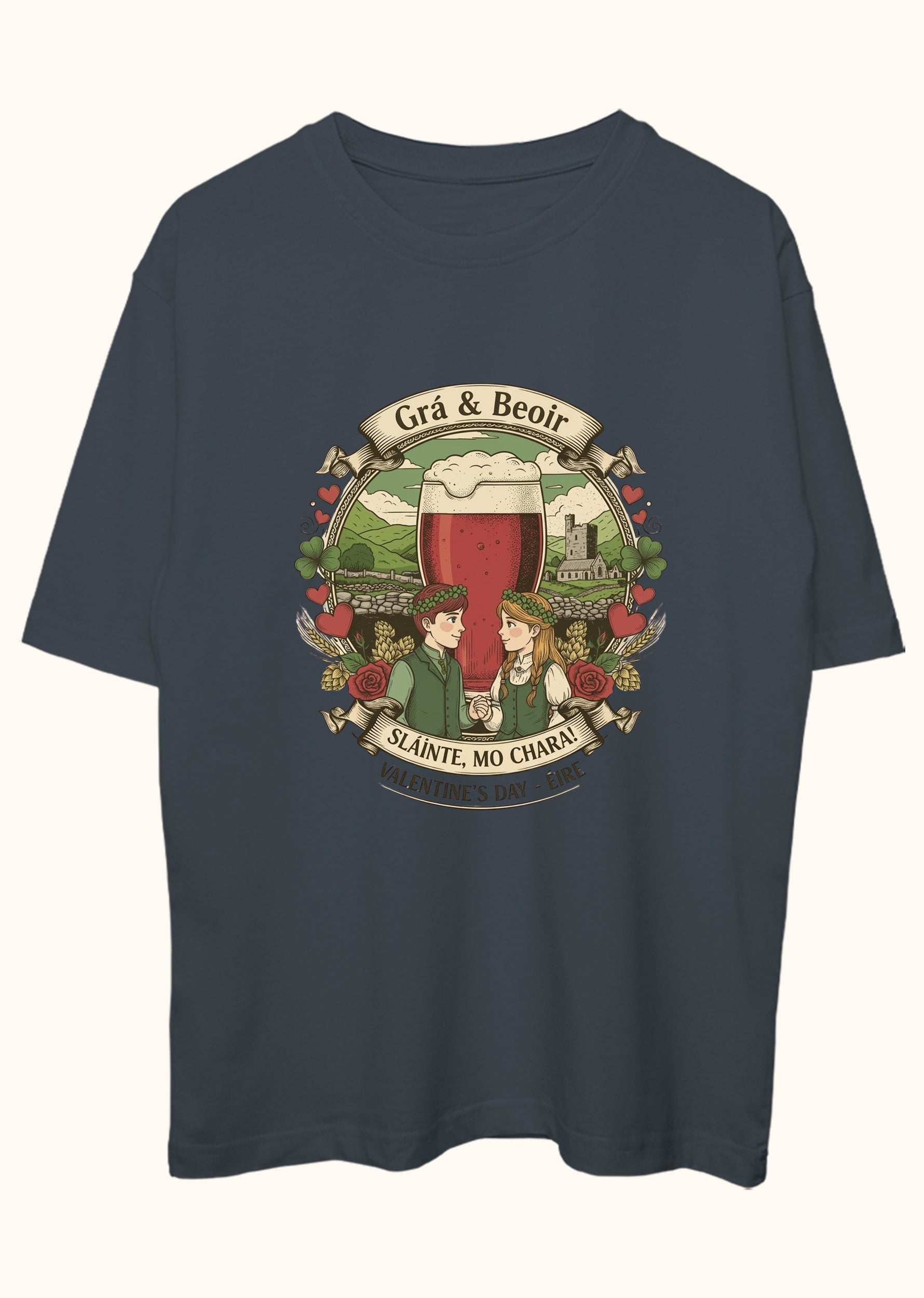 Pint My Valentine, Oversize Tişört