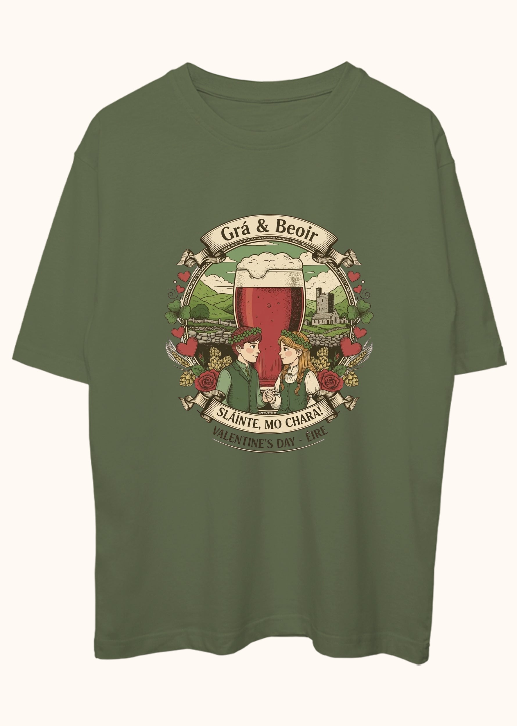 Pint My Valentine, Oversize Tişört