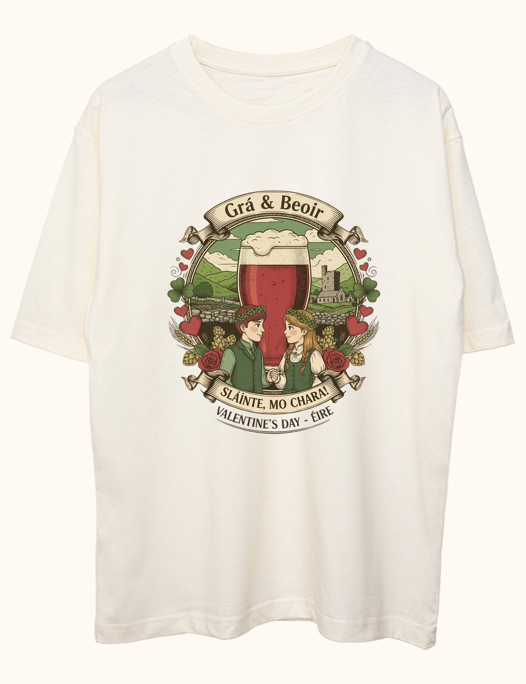 Pint My Valentine, Oversize Tişört