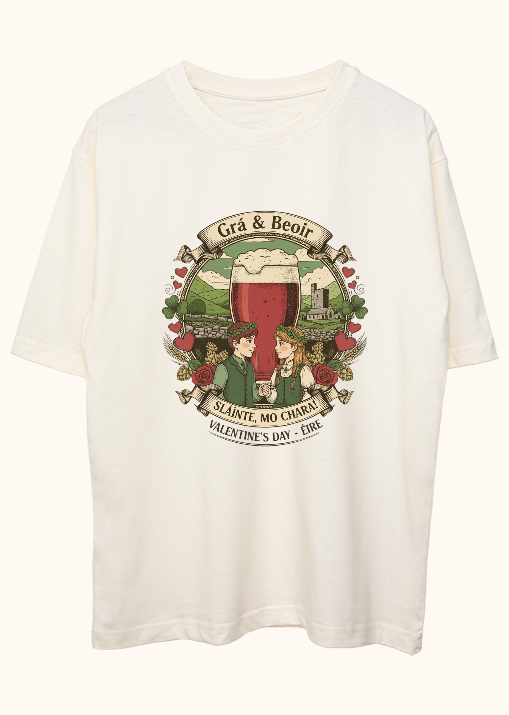 Pint My Valentine, Oversize Tişört