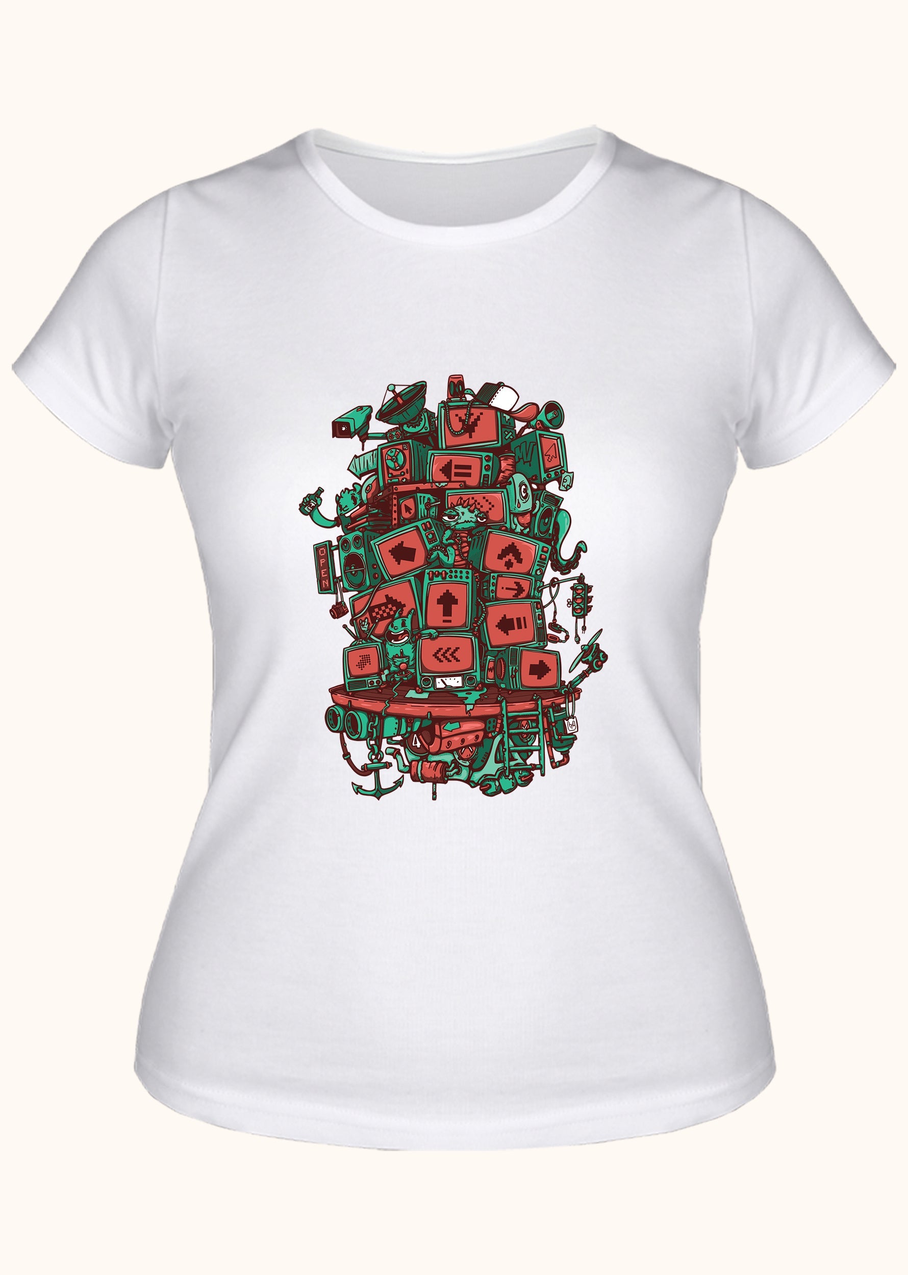 Screen Tower, Kadın Tişört