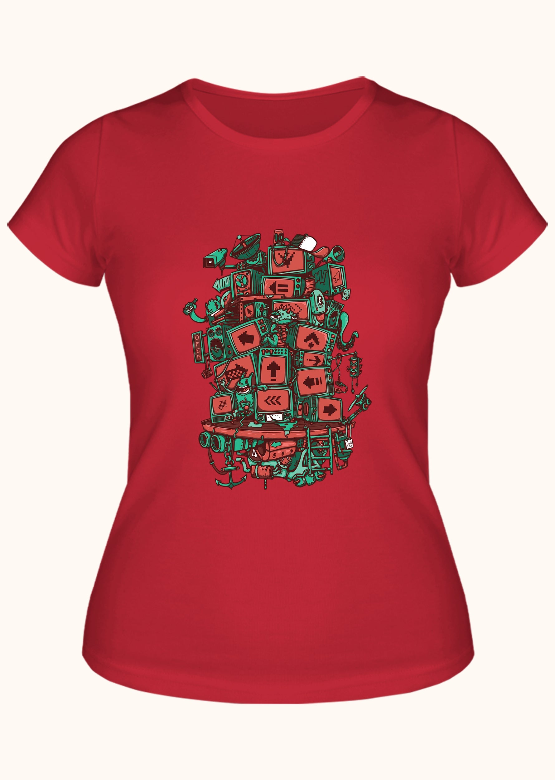 Screen Tower, Kadın Tişört