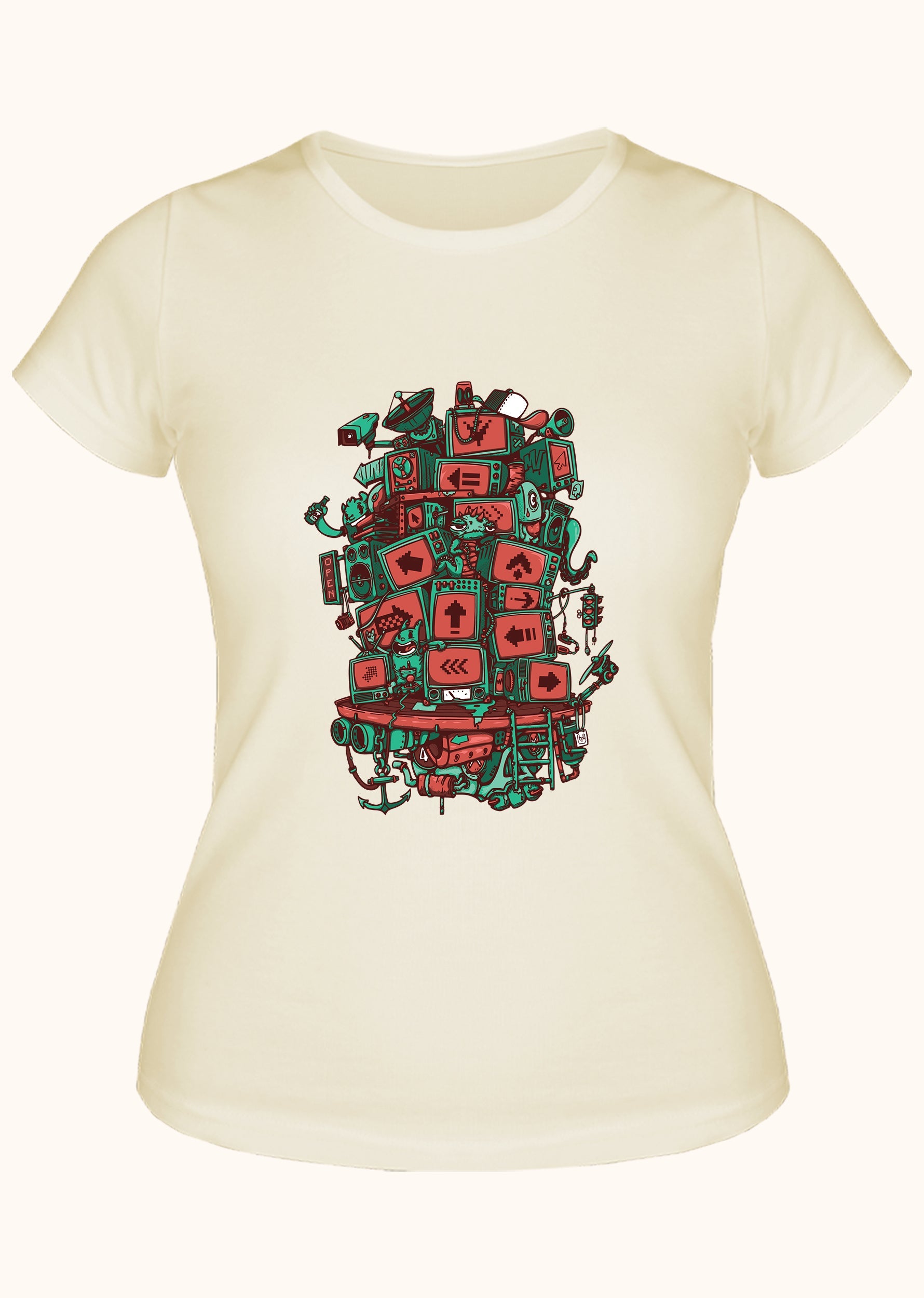 Screen Tower, Kadın Tişört