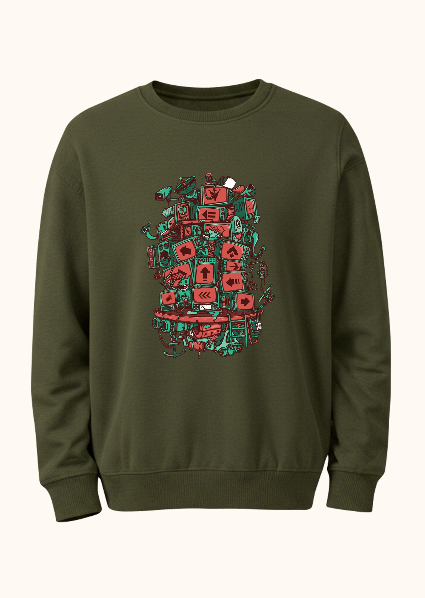 Screen Tower, Sweatshirt