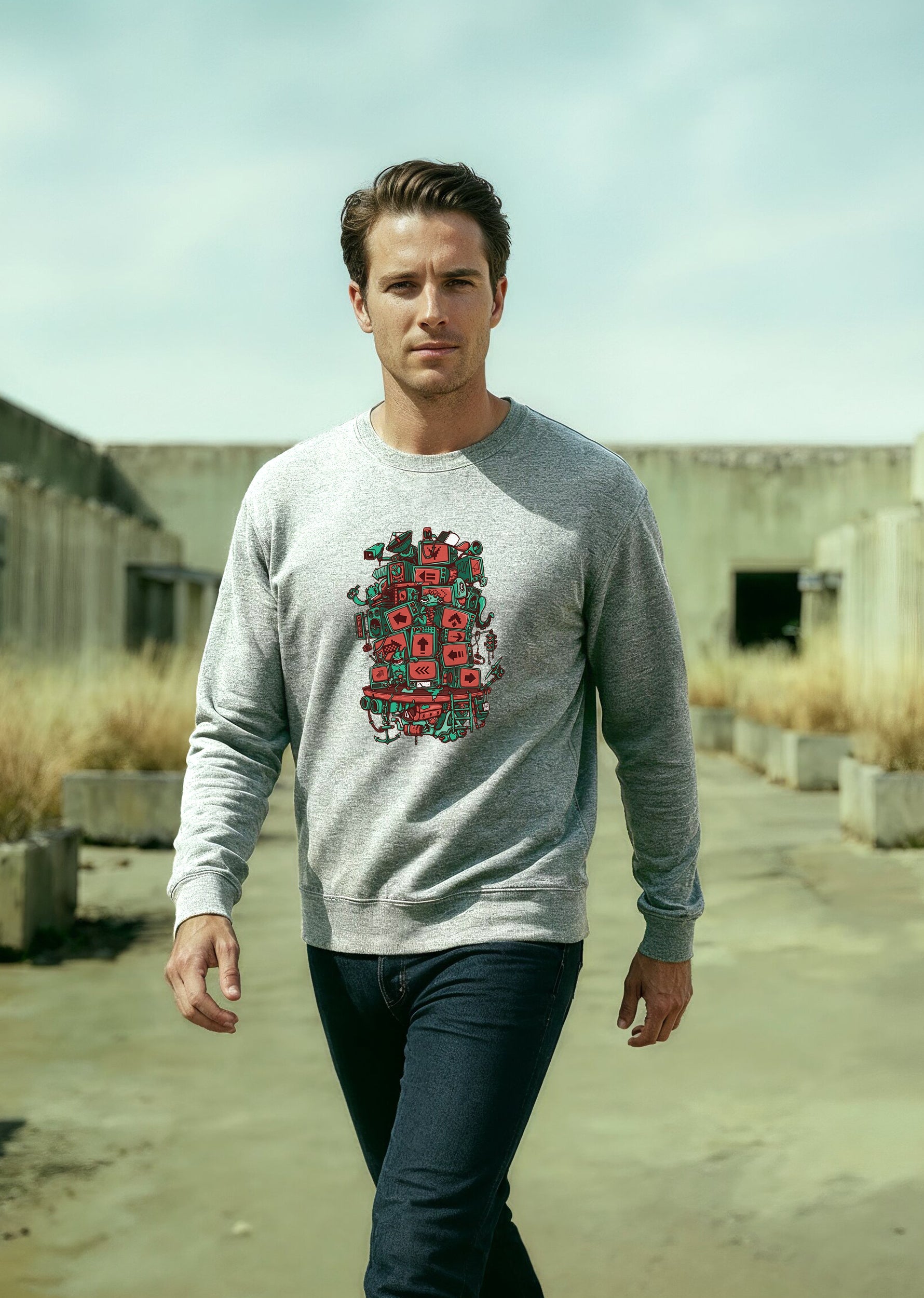 Screen Tower, Sweatshirt