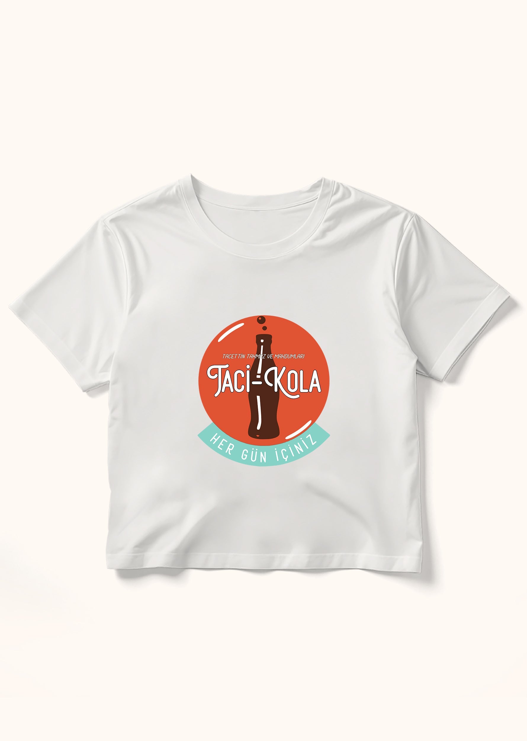 Taci-kola, Crop Tişört