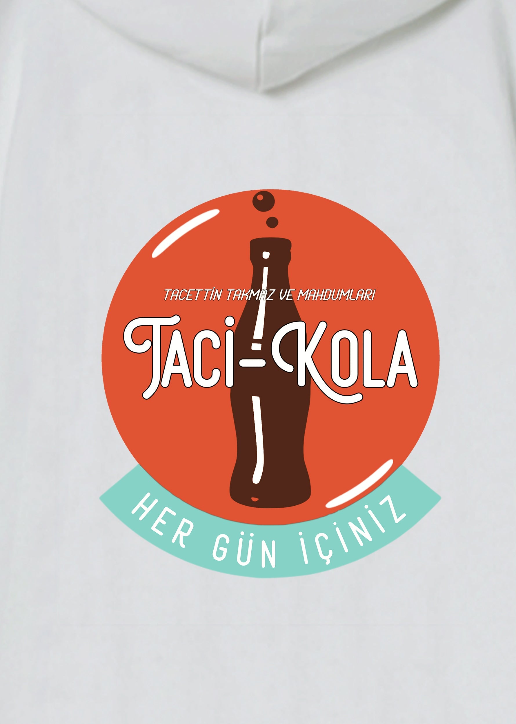 Taci-kola, Oversize Unisex Kapüşonlu Sweatshirt