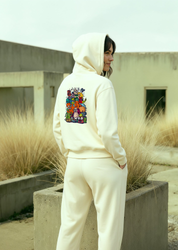 Underwater Chaos, Oversize Unisex Kapüşonlu Sweatshirt