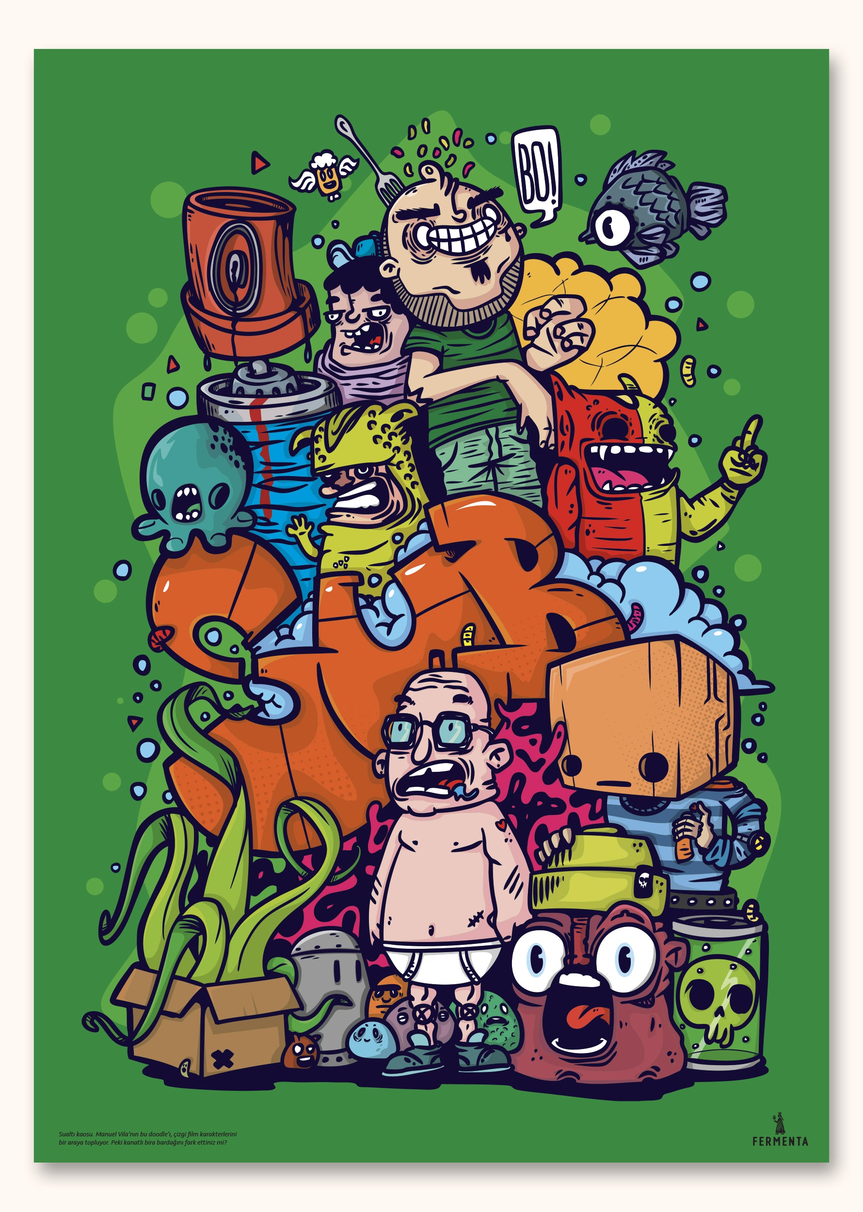 Underwater Chaos, Poster