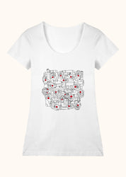 After Party, Geniş Yaka Tişört