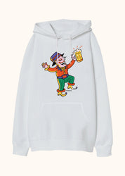 Bize Her Ay October, Oversize Unisex Kapüşonlu Sweatshirt