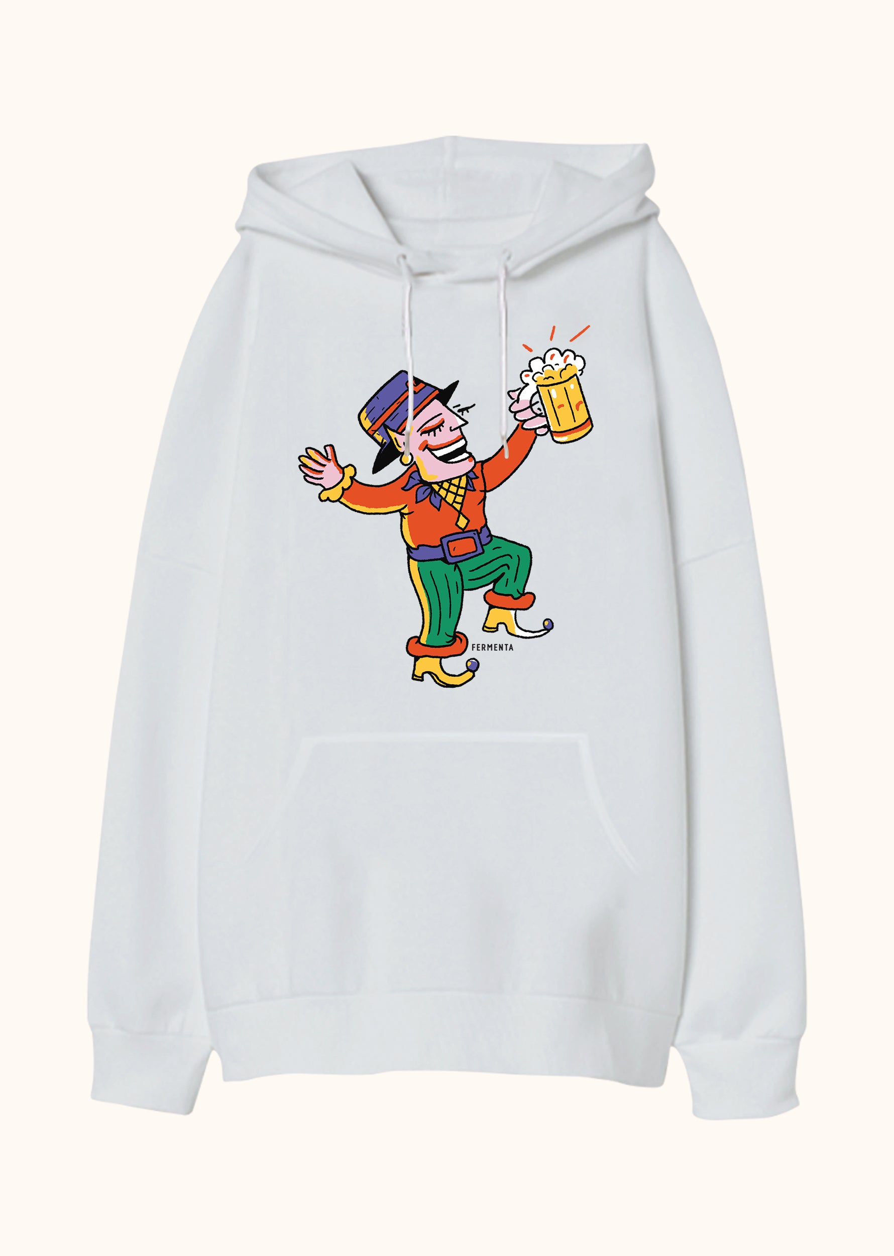 Bize Her Ay October, Oversize Unisex Kapüşonlu Sweatshirt