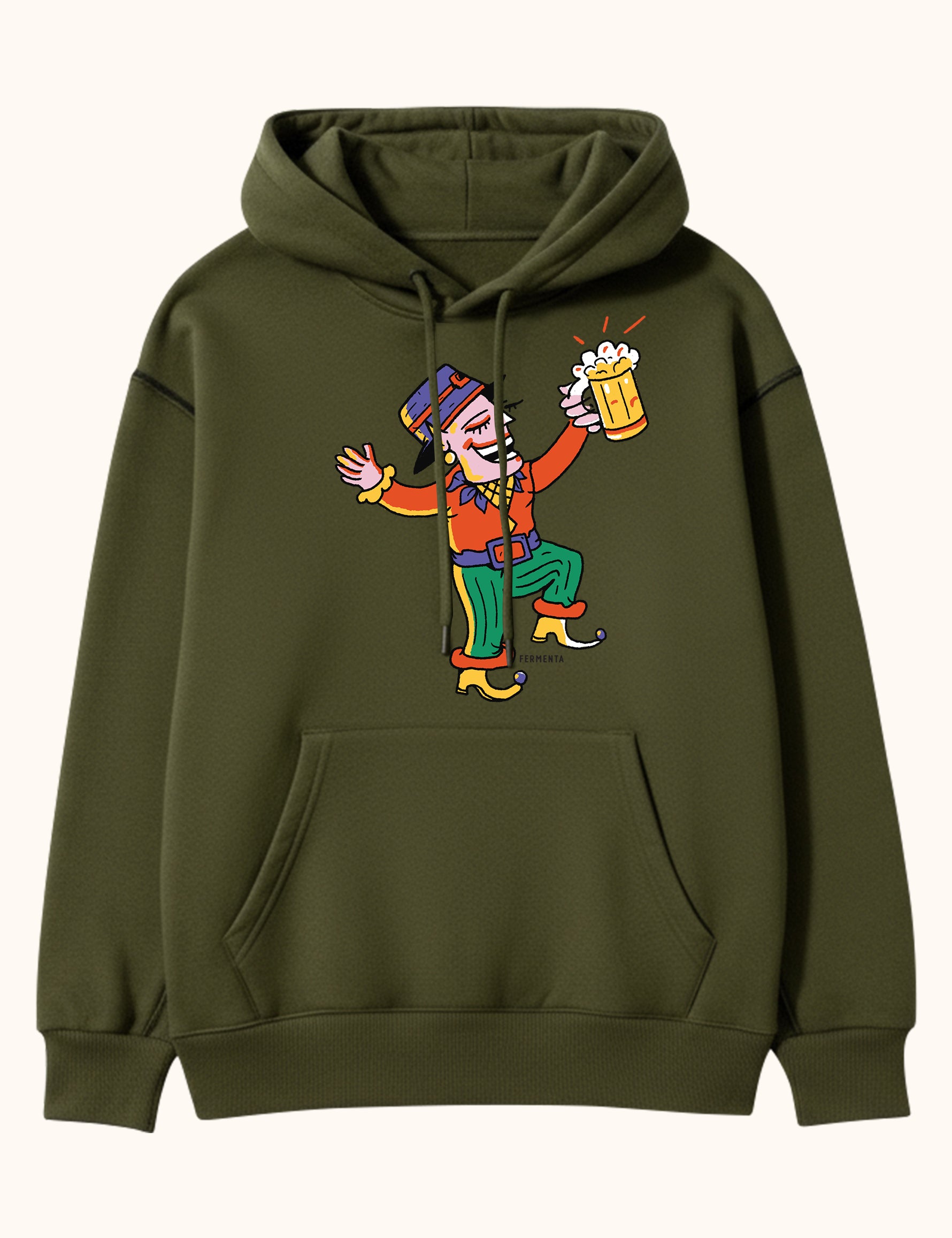 Bize Her Ay October, Oversize Unisex Kapüşonlu Sweatshirt