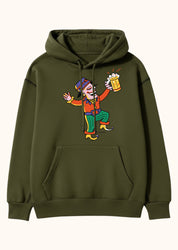 Bize Her Ay October, Oversize Unisex Kapüşonlu Sweatshirt